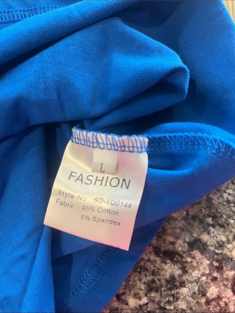 Blue Women's athletic dress with built in shorts - size Large - Picture 2 of 3